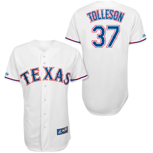 Shawn Tolleson #37 Youth Baseball Jersey-Texas Rangers Authentic Home White Cool Base MLB Jersey
